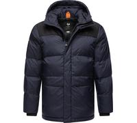 Steppjacke RAGWEAR "Mikkesh", Herren, Gr. M (50), blau (navy), Obermaterial oben: 100% Polyester, Obermaterial unten: 100% Nylon, Innenfutter: 100% Polyester, Wattierung: 100% Polyester, Basic, lässig