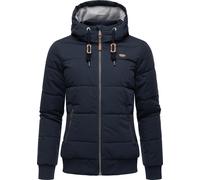 Steppjacke RAGWEAR "Nuggys Solid" Gr. S (36), blau (navy) Damen Jacken (90092850-S) navy