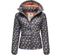 Cropped Winterjacke mit Kapuze "Relive Remake" Blue M