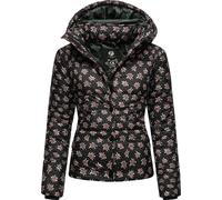 Cropped Winterjacke mit Kapuze "Relive Remake" Black S