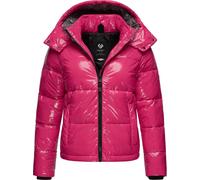 Steppjacke RAGWEAR "Roobie", Damen, Gr. L (40), pink (fuchsia), Außenmaterial: 100% Polyester; Innenfutter: 100% Polyester; Wattierung: 100% Polyester, gerade hüftlang, Ärmel ohne Ärmelschlitz Rippstr