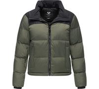 Ragwear Damen Colourblocking Winterjacke Serah Dark Olive Gr. 3XL