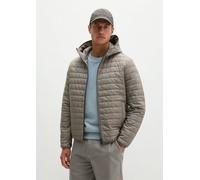Outdoorjacke MARC O'POLO "mit leichter Wattierung von Unifi REPREVE", Herren, Gr. L, beige (graphite dust), Obermaterial: 100% Polyester. Futter: 100% Polyester, unifarben, regular fit, elastischer Bu