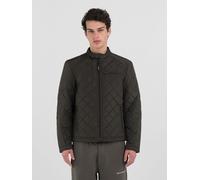 Steppjacke REPLAY "Saber Mid", Damen, Gr. M, grün (schwarz olive), Obermaterial: 100% Polyester. Futter: 100% Polyamid. Füllung: 100% Polyester, unifarben, normal, mit Reißverschluss, Jacken Steppjack