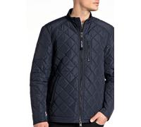 Steppjacke REPLAY "Saber Mid", Herren, Gr. S, blau, Obermaterial: 100% Polyester, unifarben, normal, mit Reißverschluss, Jacken Steppjacke, mit kurzem Stehkragen (86916549-S) blau
