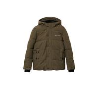 Steppjacke S.OLIVER JUNIOR, Herren, Gr. 170/176, braun, Web, Obermaterial: 100% Polyester. Futter: 100% Polyester, unifarben, gerade hüftbedeckend, Rundhals, elastischer Bund, Jacken Steppjacke, mit K