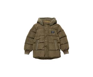 Steppjacke S.OLIVER JUNIOR, Jungen, Gr. 110, braun, Steppware, Obermaterial: 100% Polyester. Futter: 100% Polyester, unifarben, normal hüftbedeckend, Rundhals, Bündchen, Jacken Steppjacke, mit abnehmb