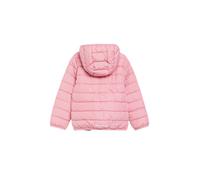 Steppjacke S.OLIVER JUNIOR, Jungen, Gr. 110, rosa (schwarz rose), Web, Obermaterial: 100% Polyester. Futter: 100% Polyester, unifarben, bequem hüftbedeckend, Rundhals, elastischer Bund, Jacken Steppja