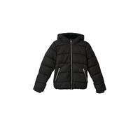 Wattierte Steppjacke mit Plüsch- und Fleecefutter 134/140 schwarz 2171540.9999.134_140