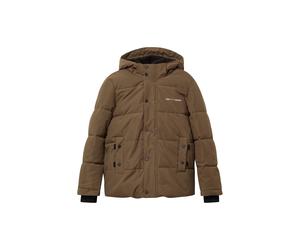 Steppjacke S.OLIVER JUNIOR, Jungen, Gr. 146/152, braun, Web, Obermaterial: 100% Polyester. Futter: 100% Polyester, unifarben, gerade hüftbedeckend, Rundhals, elastischer Bund, Jacken Steppjacke, mit K