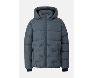 Steppjacke S.OLIVER JUNIOR, Jungen, Gr. 152, grau (dunkelgrau), Web, Obermaterial: 100% Polyester. Futter: 100% Polyester, unifarben, regular fit hüftbedeckend, Rundhals, Bündchen, Jacken Steppjacke,