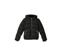 Wattierte Steppjacke mit Plüsch- und Fleecefutter 146/152 schwarz 2171540.9999.146_152