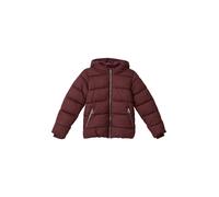Steppjacke S.OLIVER JUNIOR, Jungen, Gr. 170/176, burgundy, Web, Obermaterial: 100% Polyester. Futter: 100% Polyester, unifarben, loose fit hüftbedeckend, Rundhals, elastischer Bund, Jacken, mit Plüsch