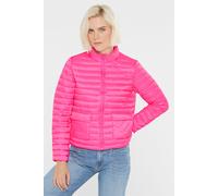 Steppjacke SENSES.THE LABEL, Damen, Gr. 3XL, rosa (vivid pink), Steppware, Material: 100% Polyamid, Futter: 100% Polyester, Füllung: 100% Polyester, unifarben, gerade kurz, eingesetzt gerader Abschlus