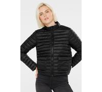 Steppjacke SENSES.THE LABEL, Damen, Gr. M, schwarz, Steppware, Material: 100% Polyamid, Futter: 100% Polyester, Füllung: 100% Polyester, unifarben, gerade kurz, eingesetzt gerader Abschluss, Jacken St