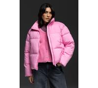 Steppjacke SENSES.THE LABEL, Damen, Gr. XXL, rose pink, Web, Material: 100% Polyester, Futter: 100% Polyamid, Füllung: 100% Polyester, unifarben, oversize kurz, eingesetzt Windstopperbündchen, Jacken