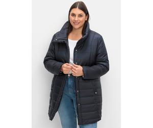 Steppjacke SHEEGO, Damen, Gr. 48, blau (tiefblau), 100% Polyamid, unifarben, Jacken Steppjacke (58947064-48) tiefblau