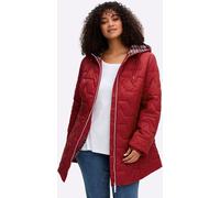 Steppjacke SHEEGO, Damen, Gr. 50, rot (kirsche), 100% Polyamid, Bündchen:95% Polyester, 5% Elasthan, Wattierung:100% Polyester, unifarben, Jacken Steppjacke (78029958-50) kirsche