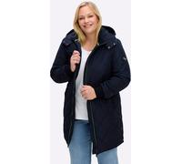 Steppjacke SHEEGO, Damen, Gr. 54, blau (tiefblau), 100% Polyester, Bündchen:95% Polyester, 5% Elasthan, Wattierung:100% Polyester, unifarben, Jacken Steppjacke (14949923-54) tiefblau