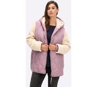 Steppjacke SHEEGO, Damen, Gr. 54, rosa (mauve), 100% Polyester, Kapuzenfutter:100% Polyester, Wattierung:100% Polyester, Ärmel:100% Polyester, gemustert, mehrfarbig, Jacken Steppjacke (34946205-54) ma