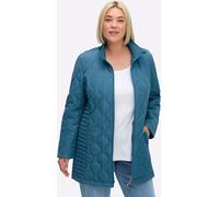 Steppjacke SHEEGO, Damen, Gr. 58, topas, 100% Polyester, Wattierung:100% Polyester, unifarben, Jacken Steppjacke (54470706-58) topas