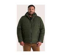 STOY Herren Steppjacke mit abzippbarer Kapuze - Große Größen STW 16 MN QLTD JCKT, dunkeloliv, 6XL, 39806-000