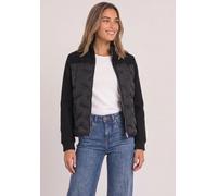 Steppjacke STREET ONE, Damen, Gr. 36, schwarz, Stoff, Oberstoff: 100% Polyester. Oberstoff 2: 91% Polyester, 9% Wolle. Futter: 100% Polyester. Füllung: 100% Polyester, unifarben, regular fit normal, o