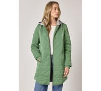 Steppjacke STREET ONE, Damen, Gr. 40, mint breeze, Web, Obermaterial: 55% Polyester, 45% Polyamid. Futter: 100% Polyester. Wattierung: 100% Polyester (REPREVE), unifarben, lässig geschnitten Po-bedeck