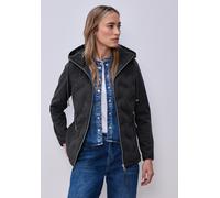 Steppjacke STREET ONE, Damen, Gr. 40, skyfall blau, Web, Obermaterial: 100% Polyester. Wattierung: 100% Polyester (REPREVE), unifarben, normal hüftbedeckend, Rundhals, Jacken Steppjacke, mit Kapuze un