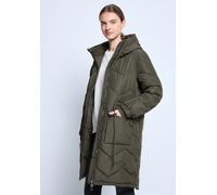 Steppjacke STREET ONE STUDIO, Damen, Gr. 38, beluga grün, Stoff, Obermaterial: 100% Polyester; Futter: 100% Nylon; Füllung: 100% Polyester, unifarben, comfort fit normal, ohne Ausschnitt, Bündchen, Ja