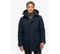 Steppjacke SUPERDRY "City Padded Parka Jacket" Gr. S, blau (eclipse navy) Herren Jacken (34082000-S) eclipse navy