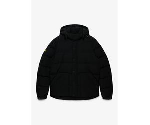 Steppjacke SUPERDRY "CLASSIC EVEREST PUFFER JKT", Herren, Gr. M, schwarz (jet schwarz), Web, Obermaterial: 100% Nylon, unifarben, relaxed fit normal, elastischer Bund, Jacken Steppjacke, Kunstfaser, r