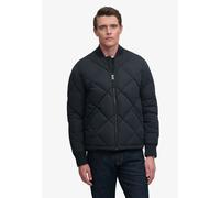 Steppjacke SUPERDRY "DIAMOND QUILT JACKET", Herren, Gr. XXL, vulcan navy, Web, Obermaterial: 100% Polyester, unifarben, regular fit normal, Bündchen, Jacken Steppjacke, Regular Fit, mit Reißverschluss