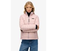 Steppjacke SUPERDRY "FUJI LITE PADDED JACKET", Damen, Gr. M, pink (dusty pink), Web, Obermaterial: 100% Nylon, unifarben, Casual, slim fit, Bündchen, Jacken (56764649-M) dusty pink