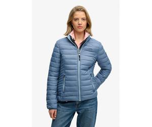 Steppjacke SUPERDRY "Fuji Lite Padded Jacket", Damen, Gr. XL, tidal blau, Steppware, Obermaterial: 100% Nylon, unifarben, normal, Jacken Steppjacke (17488215-XL) tidal blau