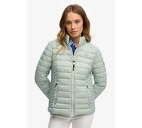 Steppjacke SUPERDRY "Fuji Lite Padded Jacket", Damen, Gr. XS, aqua grau, Steppware, Obermaterial: 100% Nylon, unifarben, normal, Jacken Steppjacke (88696851-XS) aqua grau