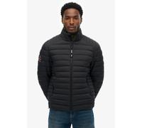 Steppjacke SUPERDRY "FUJI LITE PADDED JACKET", Herren, Gr. M, schwarz, Web, Obermaterial: 100% Nylon, unifarben, regular fit normal, Jacken Steppjacke (84014520-M) schwarz