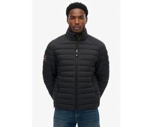 Steppjacke SUPERDRY "FUJI LITE PADDED JACKET", Herren, Gr. XL, schwarz, Web, Obermaterial: 100% Nylon, unifarben, regular fit normal, Jacken Steppjacke, mit Obermaterial aus Nylon, Regular Fit, in nor