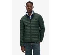 Steppjacke SUPERDRY "FUJI LITE PADDED JACKET", Herren, Gr. XXL, grün (eagle grün), Web, Obermaterial: 100% Nylon, unifarben mit Farbeinsatz, slim fit, Jacken Steppjacke (53608813-XXL) eagle grün