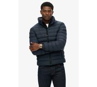 Steppjacke SUPERDRY "FUJI PRINT PADDED JACKET", Herren, Gr. L, blau (eclipse navy), Web, Obermaterial: 100% Polyester, unifarben, slim fit, Jacken (88296227-L) eclipse navy