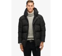 Superdry Steppjacke mit Stehkragen in Black, Größe M