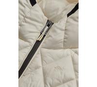 Steppjacke SUPERDRY "HOODED HERITAGE STORM JACKET", Damen, Gr. XS, weiß (sanftes weiß), Steppware, Obermaterial: 100% Polyester, unifarben, slim fit, Jacken Steppjacke (37753000-XS) sanftes weiß