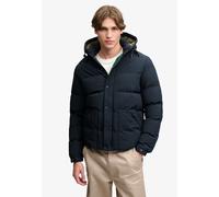 Steppjacke SUPERDRY "OUTDOOR EVEREST PUFFER JKT", Herren, Gr. S, blau (eclipse navy), Web, Obermaterial: 100% Nylon, unifarben, relaxed fit normal, elastischer Bund, Jacken Steppjacke, Kunstfaser, rel