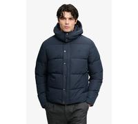 Superdry Pufferjacke Premium Hooded Dunkelblau - Größe L Dunkelblau L