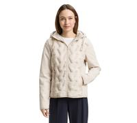Steppjacke TOM TAILOR, Damen, Gr. L, sand stone beige, Steppware, Obermaterial: 100% Polyester. Futter: 100% Polyester, unifarben, regular fit normal, elastischer Bund, Jacken Steppjacke, mit Kapuze (