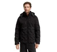 Steppjacke TOM TAILOR, Herren, Gr. XXL, schwarz, Steppware, Obermaterial: 100% Polyester. Futter: 100% Polyester, Strukturmuster, unifarben, regular fit taillenbedeckt, elastischer Bund, Jacken, mit K