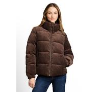 Denim Tom Tailor - Cord Jacke aus wasserabweisendem Material cool dark brown - Gr. - S