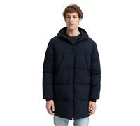 Steppjacke TOM TAILOR DENIM, Herren, Gr. S, blau (sky captain blau), Web, Obermaterial: 100% Polyester. Futter: 100% Polyester, Strukturmuster, unifarben, regular fit Po-bedeckend, elastischer Bund, J