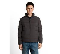 Steppjacke TOM TAILOR DENIM, Herren, Gr. S, coal mine grau, Web, Obermaterial: 100% Polyester. Futter: 100% Polyester, Jacken Steppjacke, mit Reißverschluss, aus Polyester (26569666-S) coal mine grau