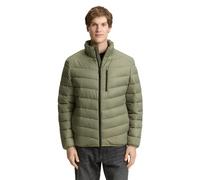 Steppjacke TOM TAILOR DENIM, Herren, Gr. XL, tree moss grün, Web, Obermaterial: 100% Polyester. Futter: 100% Polyester, unifarben, normal hüftbedeckend, Rundhals, elastischer Bund, Jacken Steppjacke,